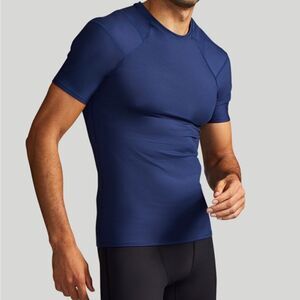 Tommie Copper Shoulder Support Shirt Navy Large NWT IN PACKAGE